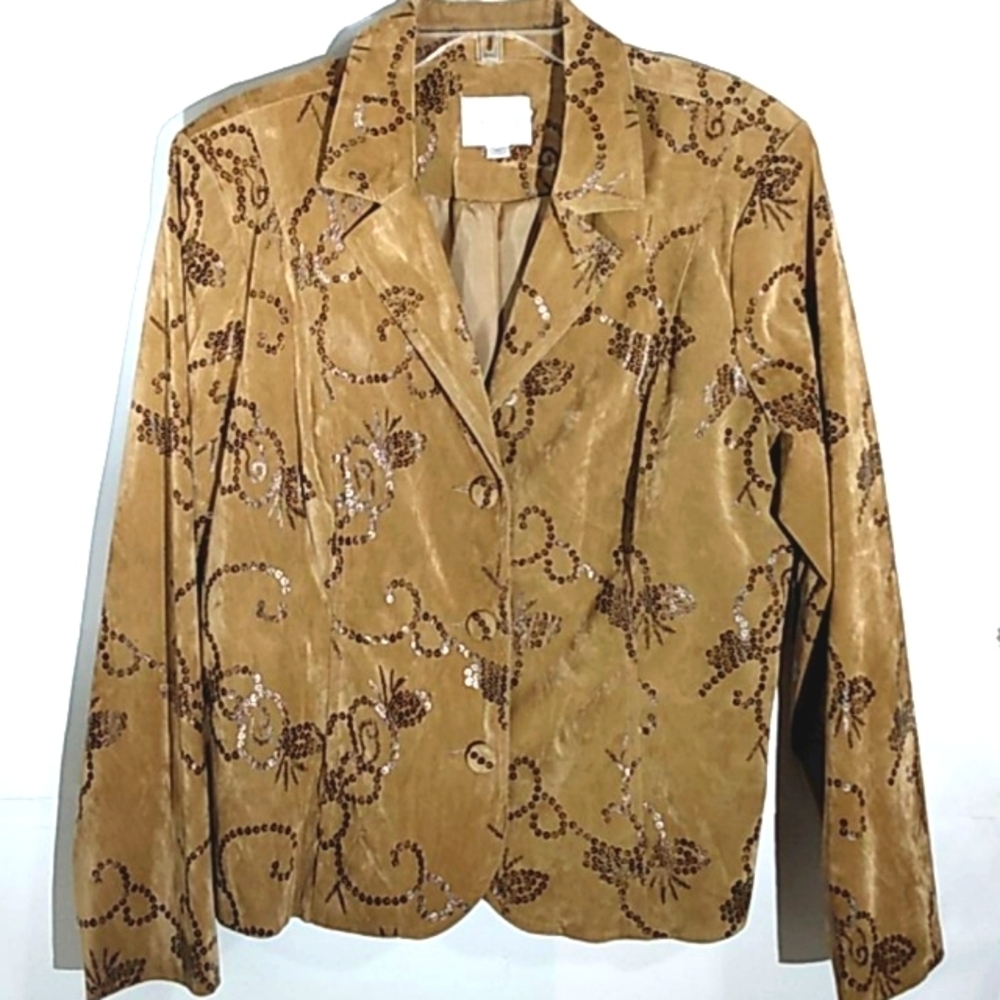 ERIN LONDON NWT FAUX SUEDE JACKET BLAZER SIZE XL